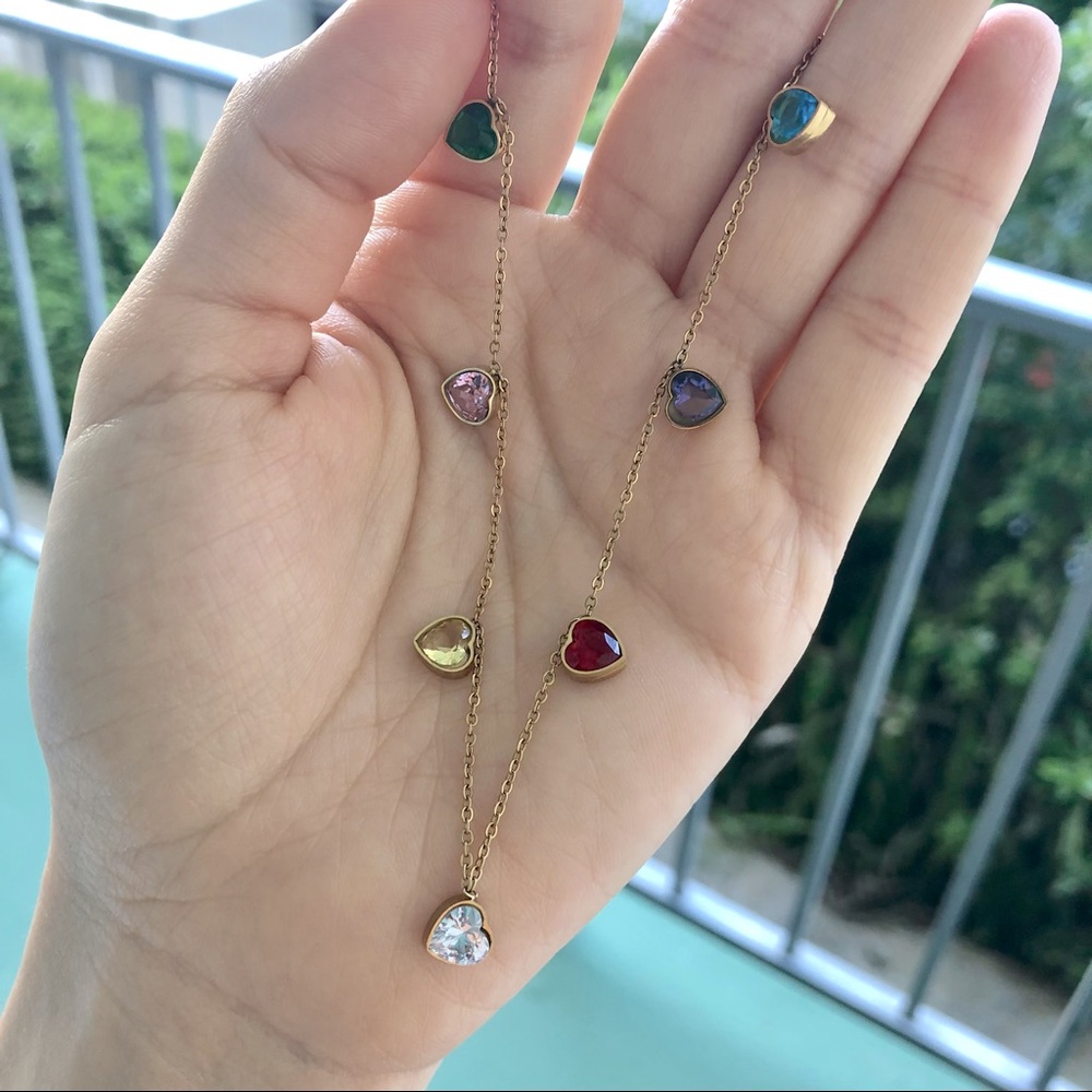 Dainty 18k gold plated stainless steel necklace